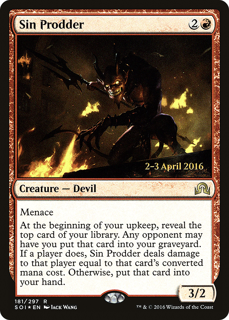 Sin Prodder Card Image