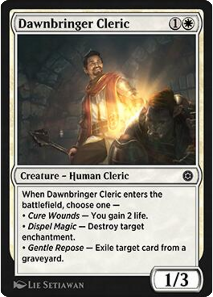 Dawnbringer Cleric Card Image