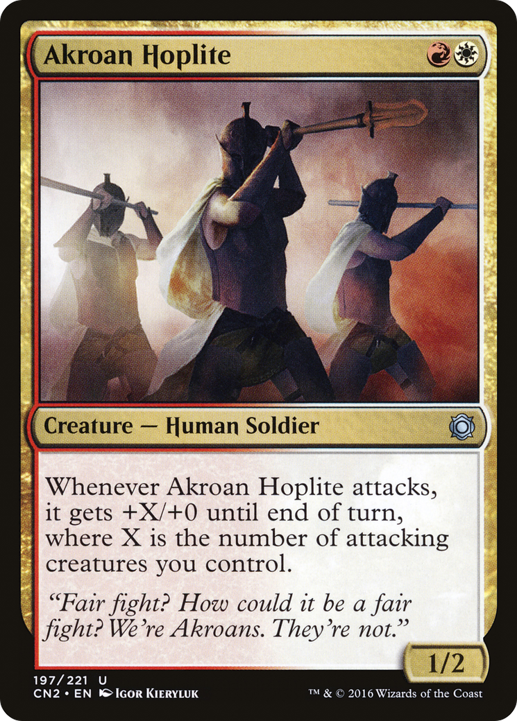 Akroan Hoplite Card Image