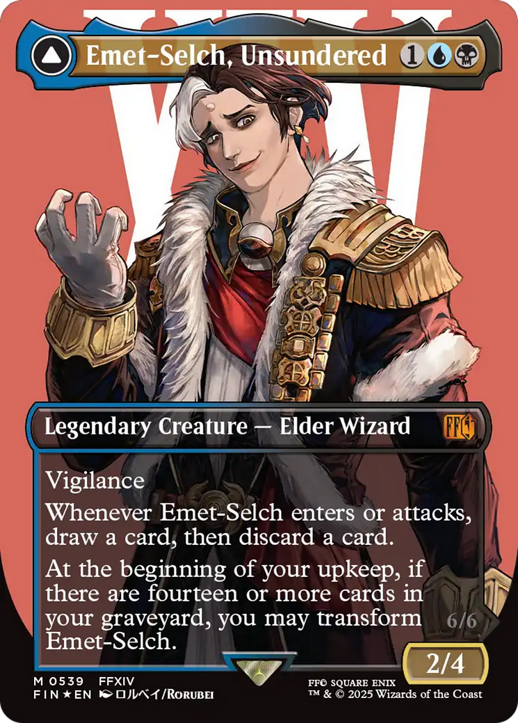 Emet-Selch, Unsundered // Hades, Sorcerer of Eld Card Image