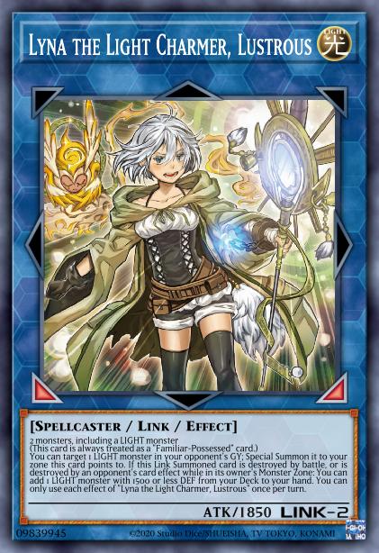 Lyna the Light Charmer, Lustrous Card Image