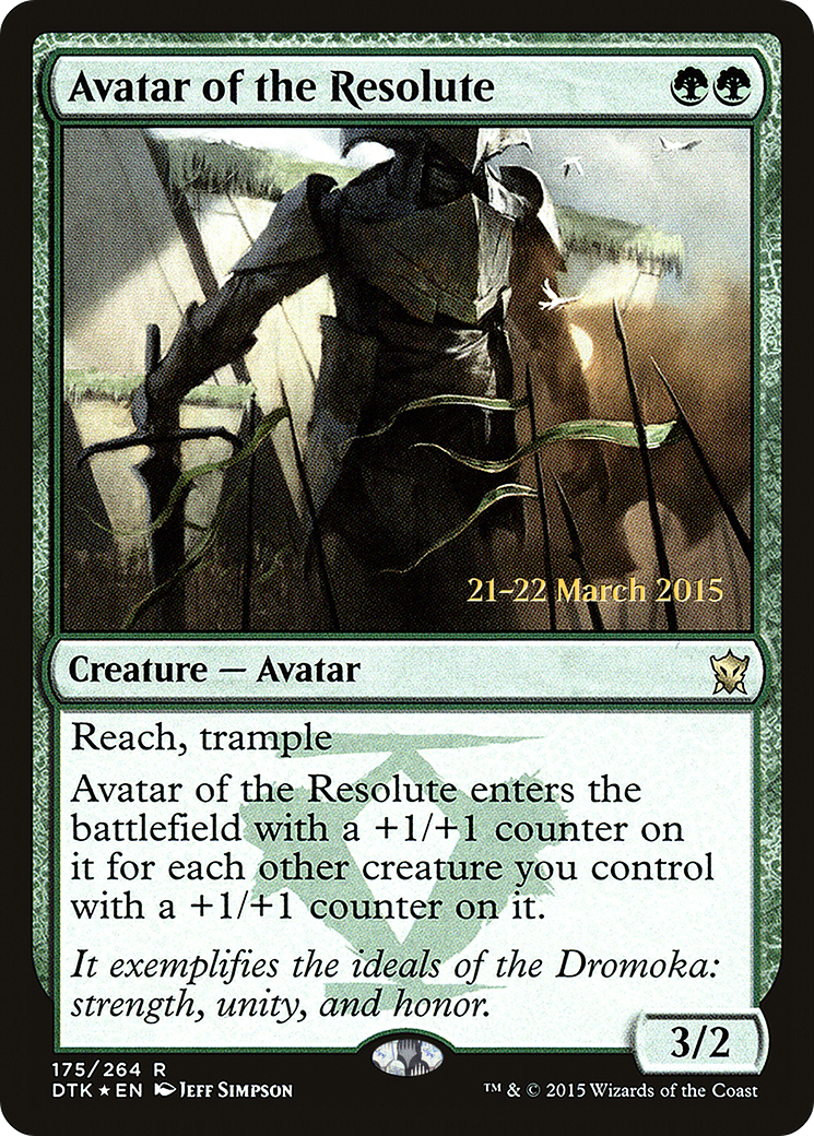 Avatar of the Resolute Card Image