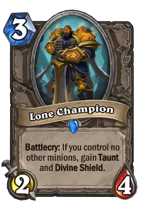 Lone Champion Card Image