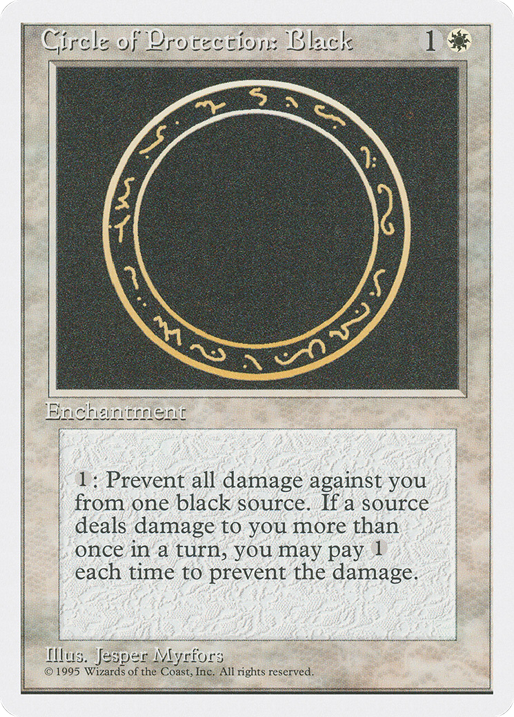 Circle of Protection: Black Card Image