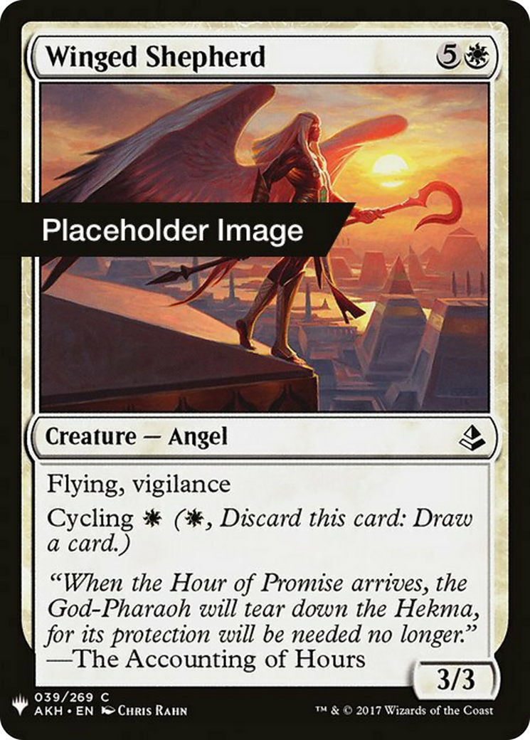Winged Shepherd Card Image