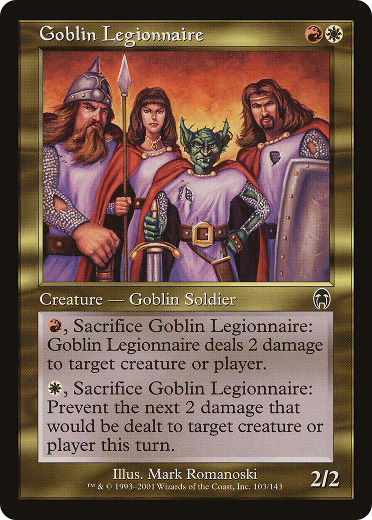 Goblin Legionnaire Card Image