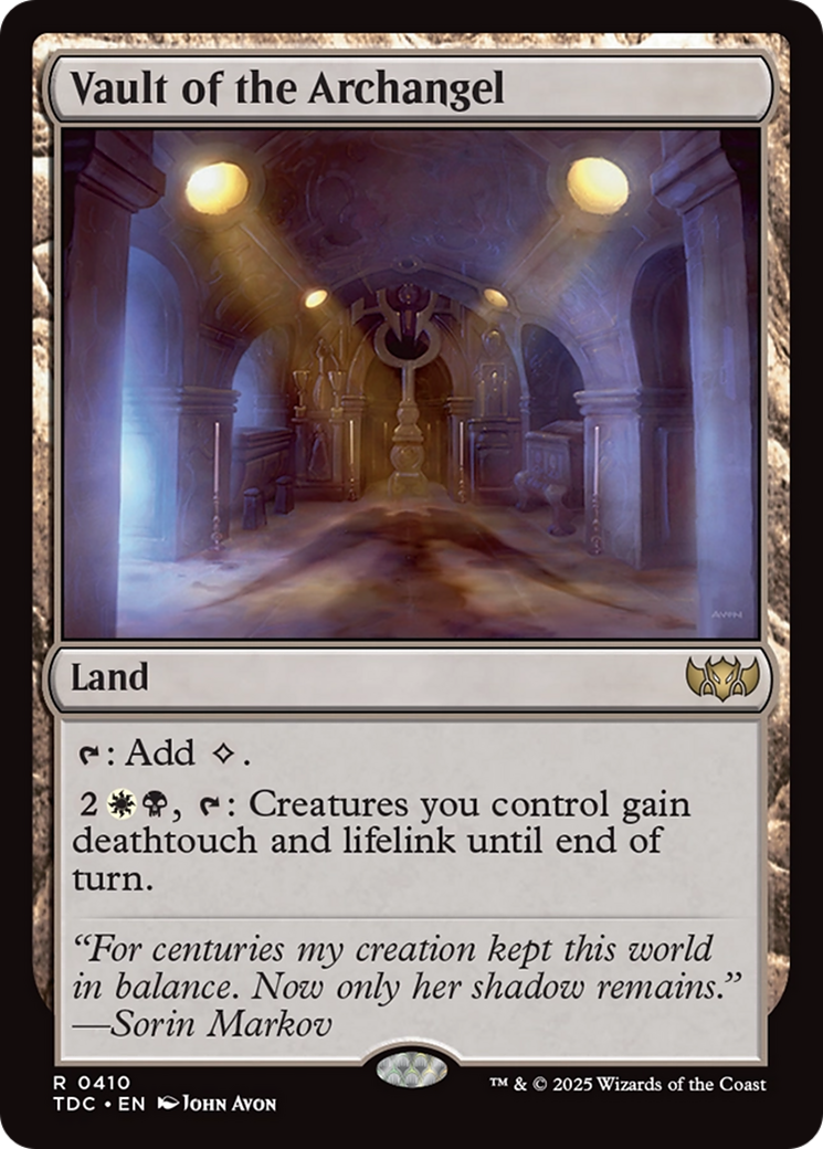 Vault of the Archangel Card Image