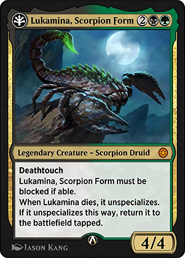 Lukamina, Scorpion Form Card Image