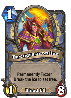 Dawngrasp on Ice Card Image