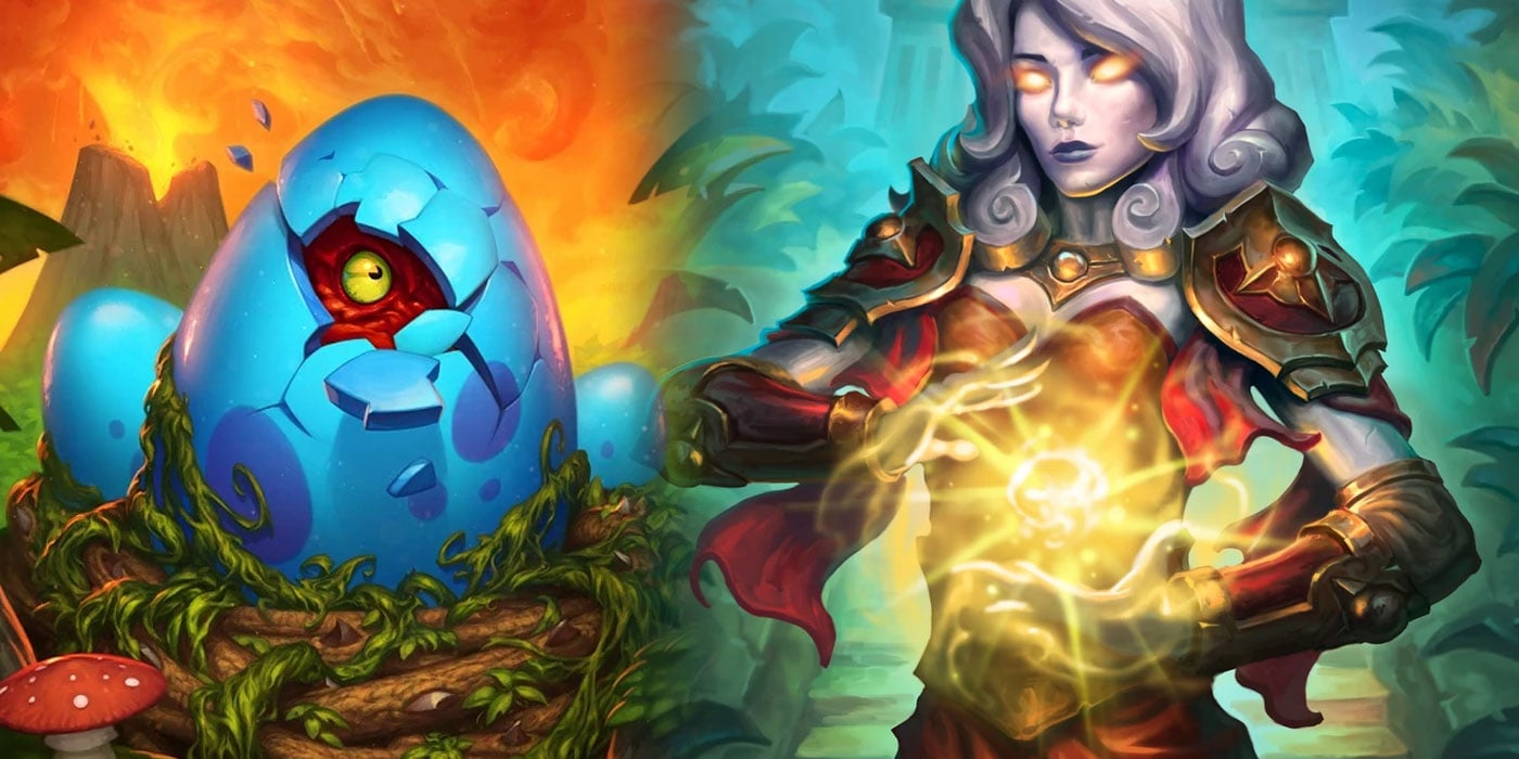 Weekend of Wild Hearthstone Decks - Deathrattle Highlander Priest, Egg Rogue, Quest Totem Shaman, & More