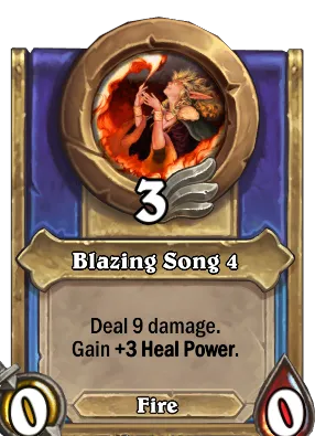 Blazing Song 4 Card Image