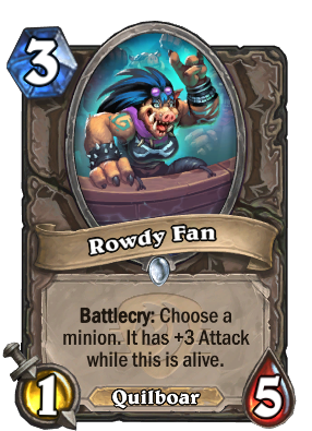 Rowdy Fan Card Image
