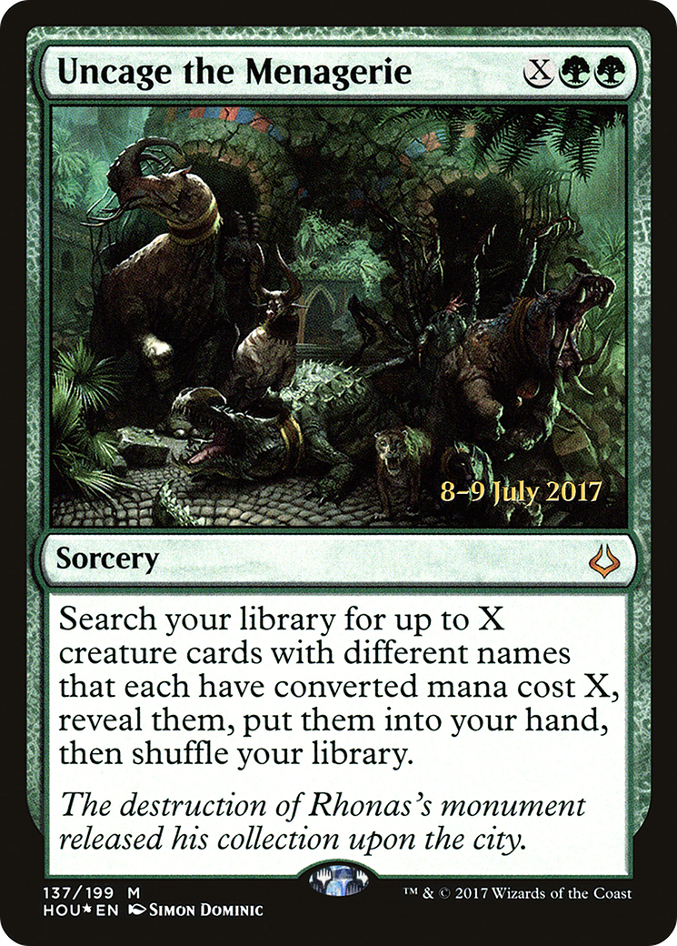 Uncage the Menagerie Card Image
