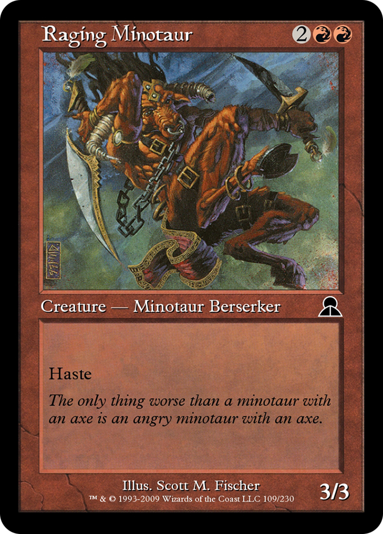 Raging Minotaur Card Image