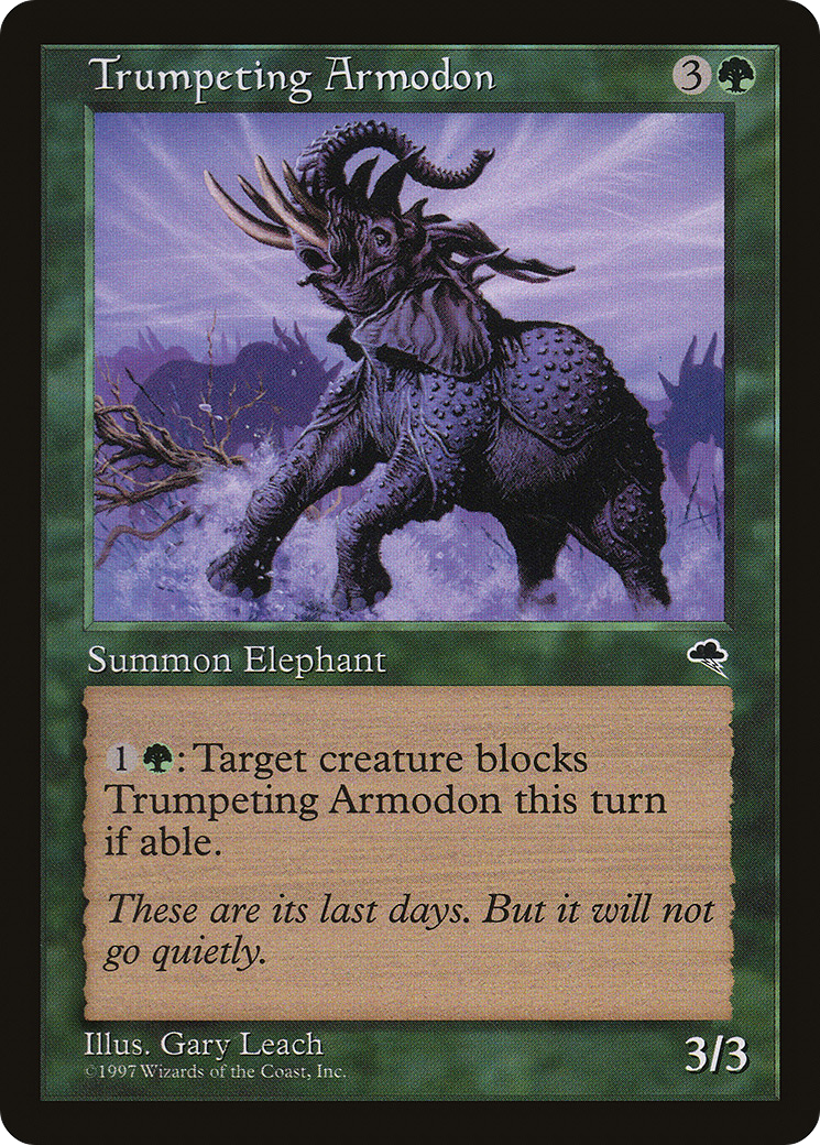 Trumpeting Armodon Card Image