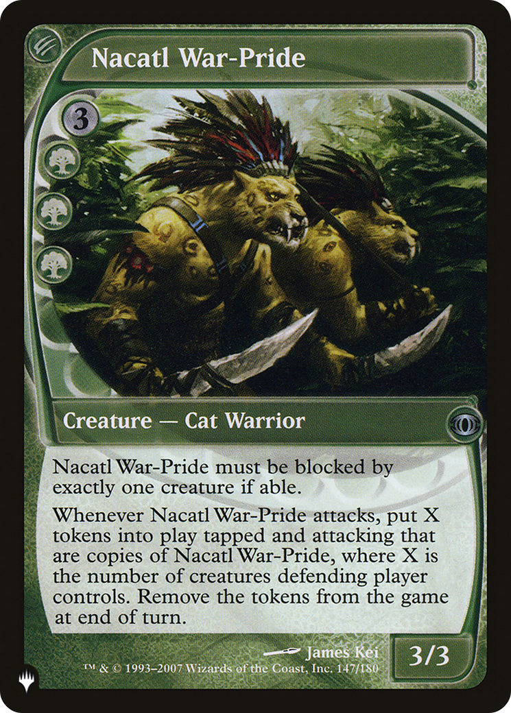 Nacatl War-Pride Card Image