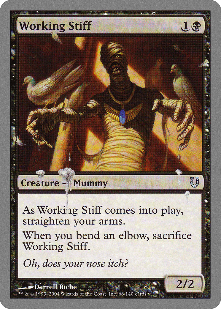 Working Stiff Card Image