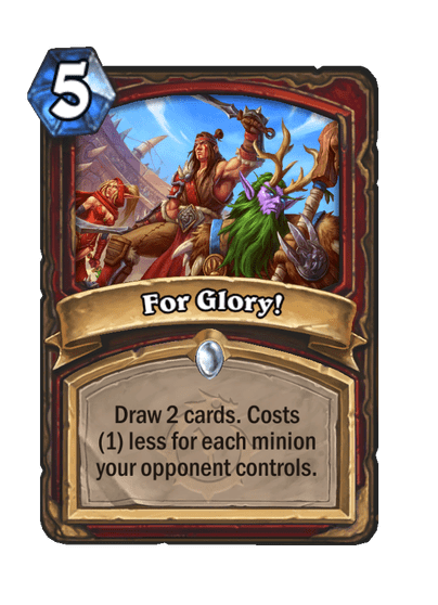 New Warrior Spell - For Glory!