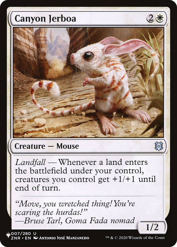 Canyon Jerboa Card Image