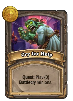 Cry for Help Card Image