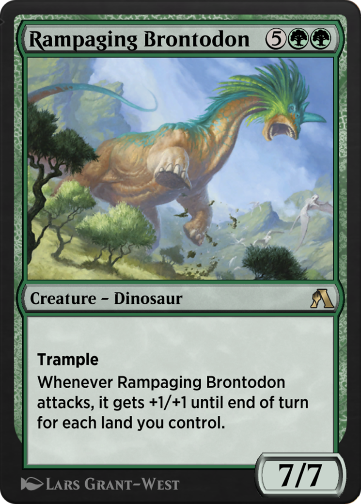 Rampaging Brontodon Card Image