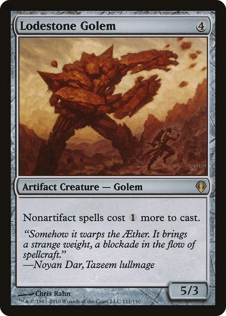 Lodestone Golem Card Image