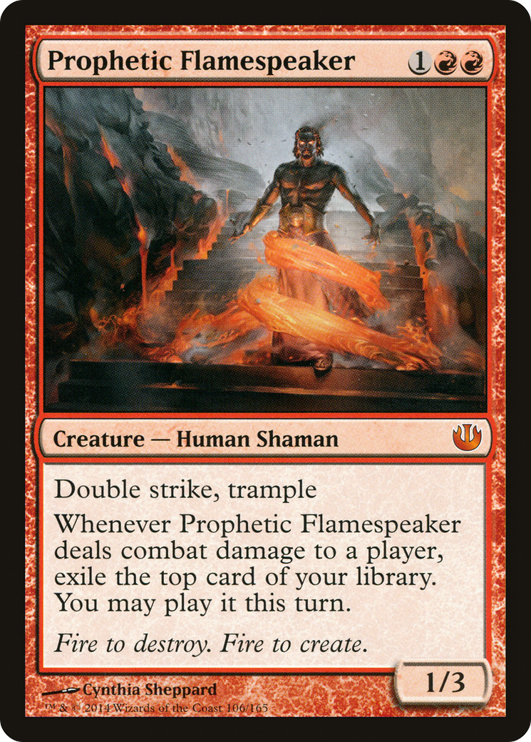 Prophetic Flamespeaker Card Image