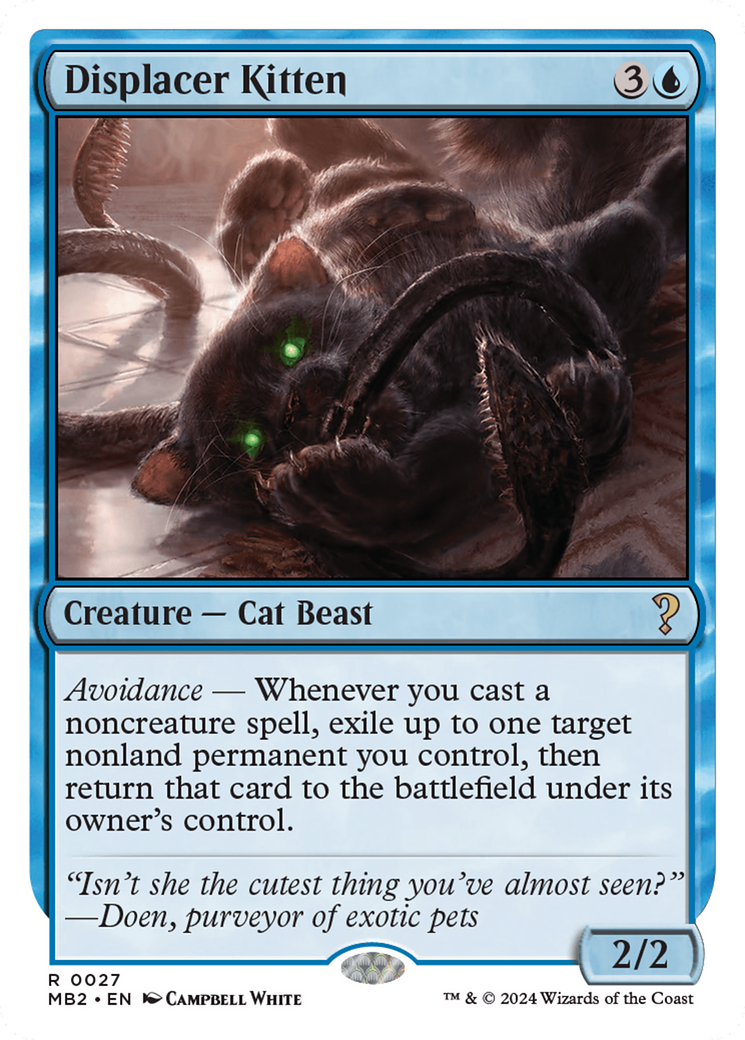 Displacer Kitten Card Image