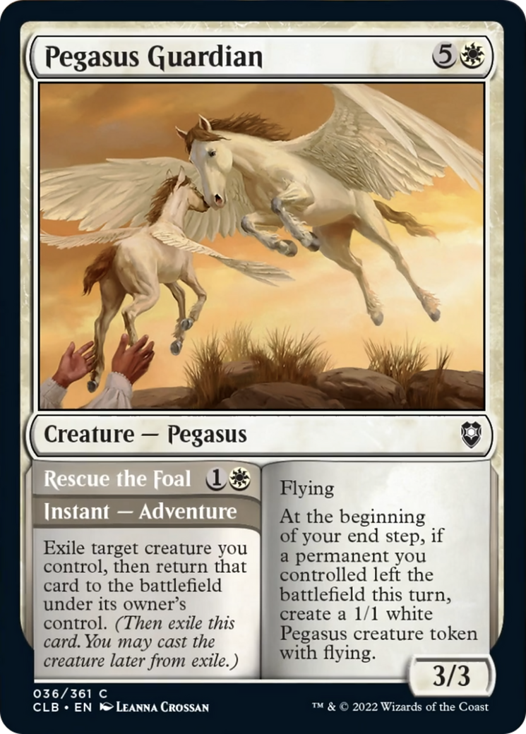 Pegasus Guardian // Rescue the Foal Card Image
