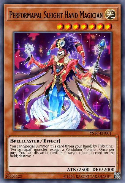 Performapal Sleight Hand Magician Card Image