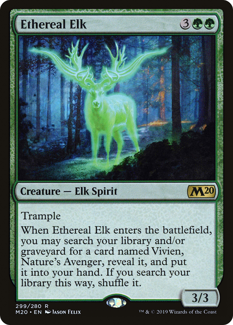 Ethereal Elk Card Image
