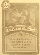 Emergency Meeting Card Image