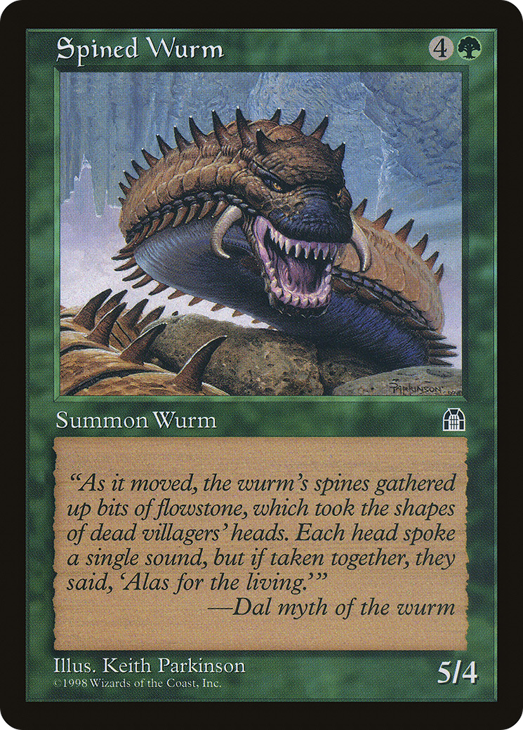 Spined Wurm Card Image