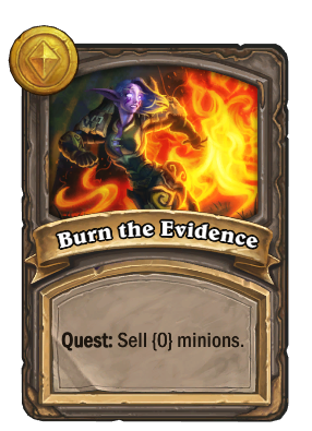 Burn the Evidence Card Image