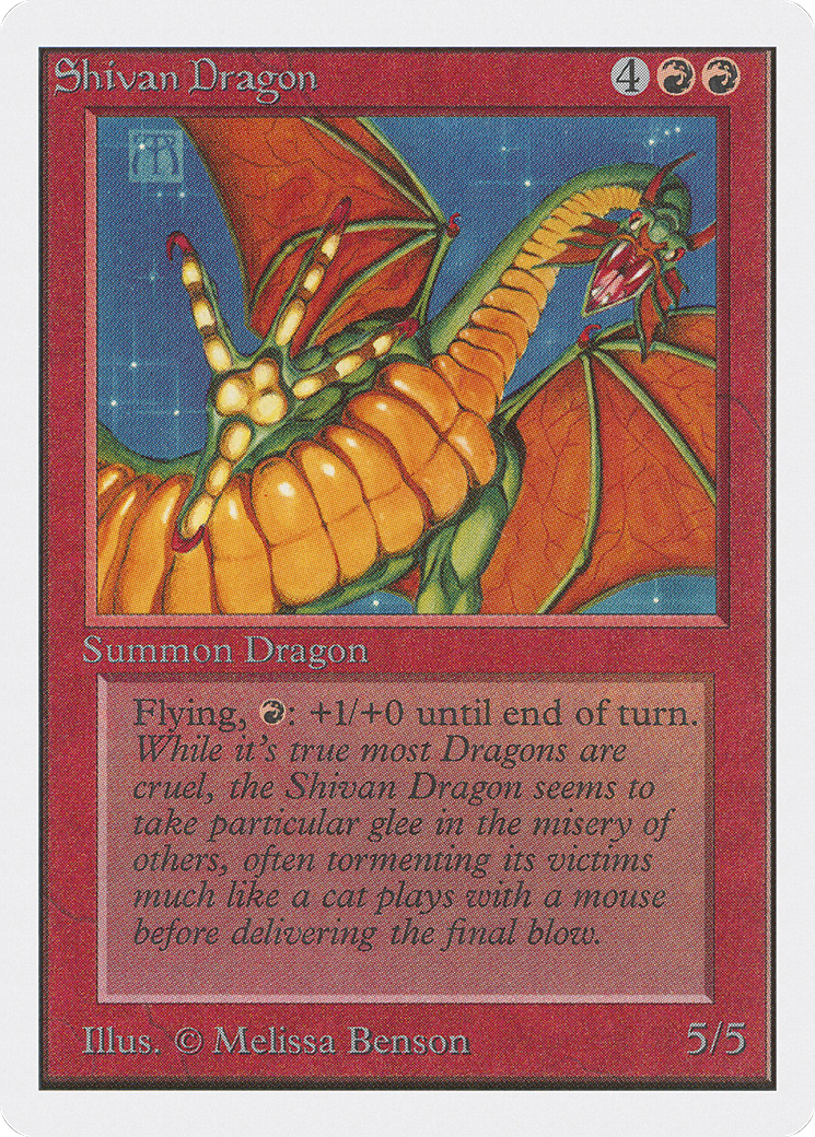 Shivan Dragon Card Image