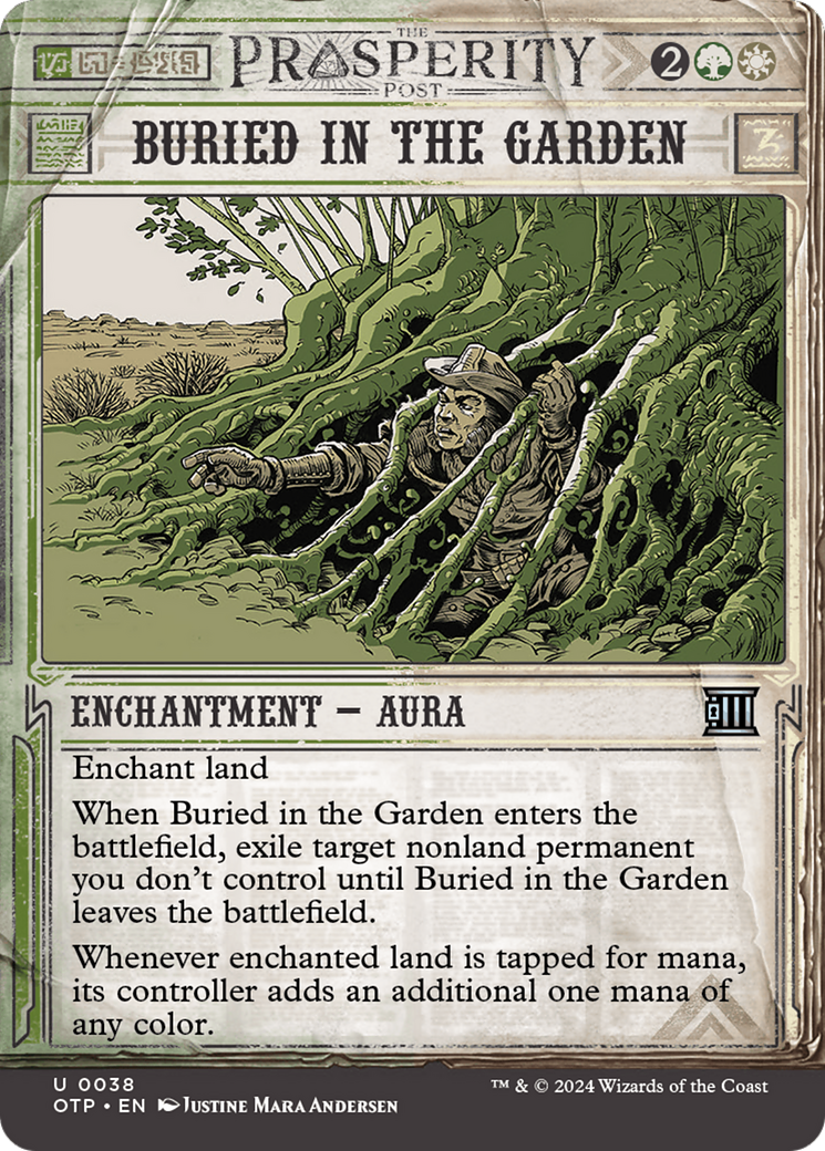 Buried in the Garden Card Image
