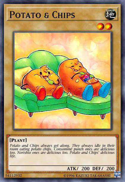 Potato & Chips Card Image