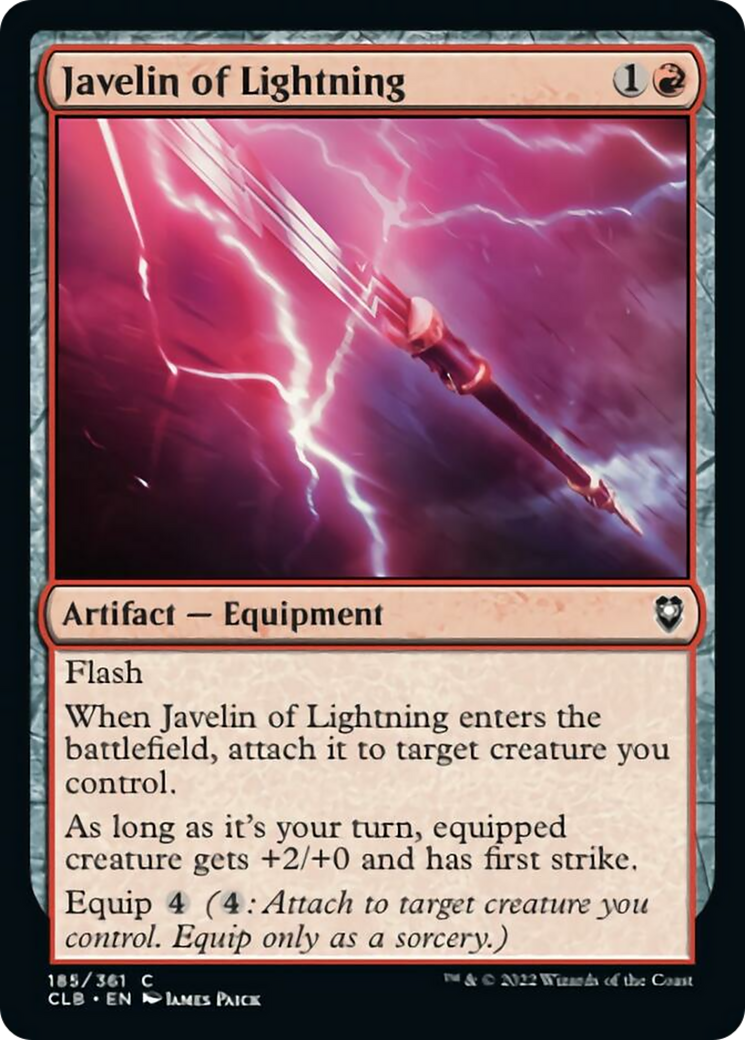 Javelin of Lightning Card Image
