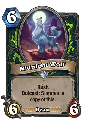 Midnight Wolf Card Image