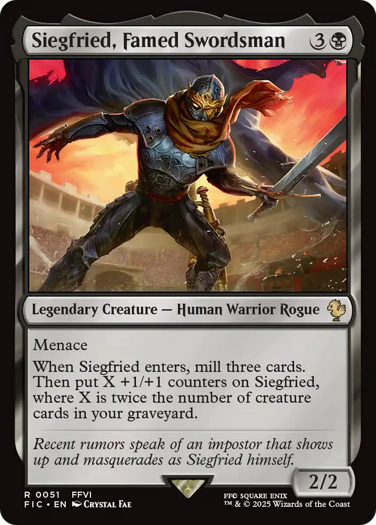 Siegfried, Famed Swordsman Card Image