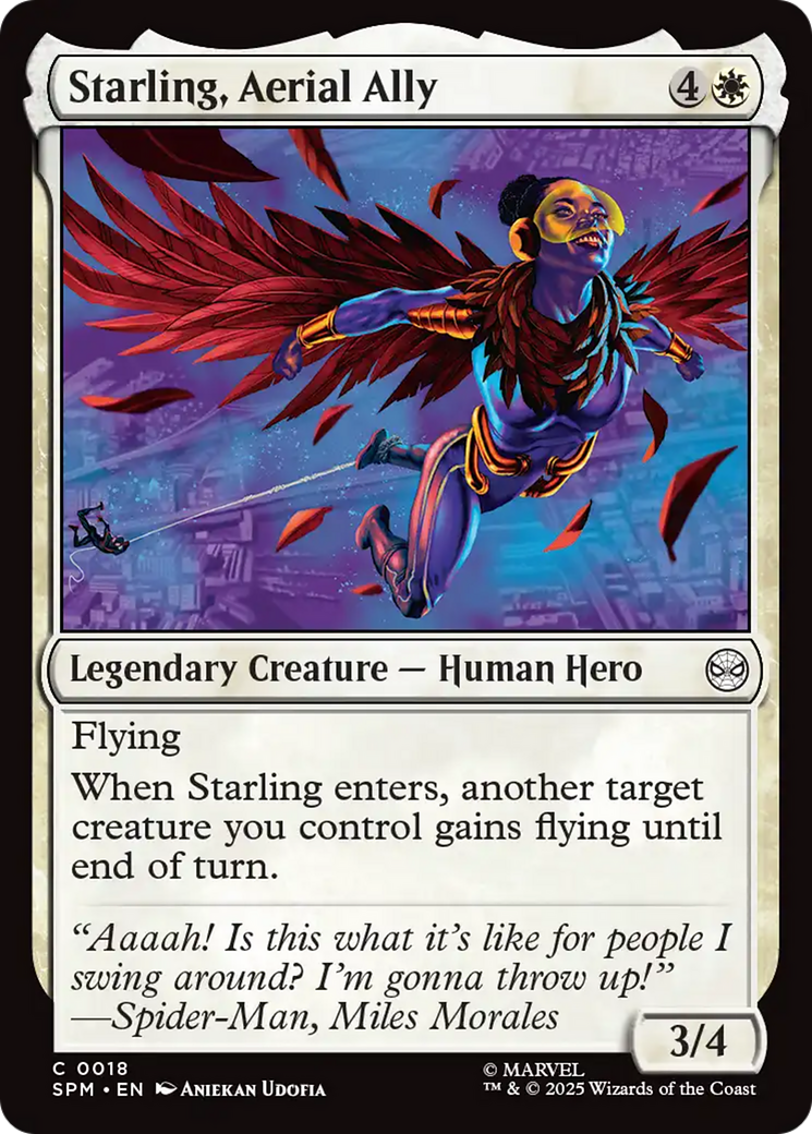 Starling, Aerial Ally Card Image