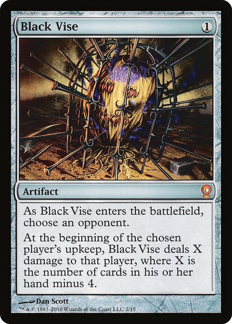 Black Vise Card Image