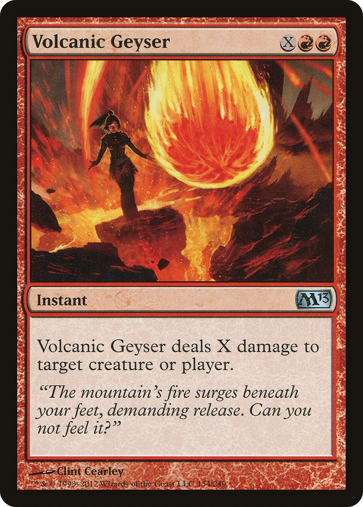 Volcanic Geyser Card Image