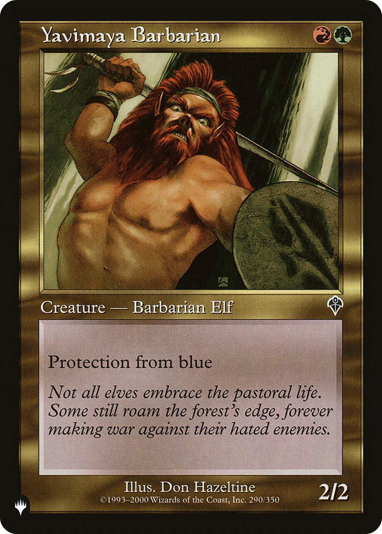 Yavimaya Barbarian Card Image