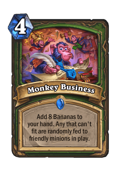 Monkey Business Card Image