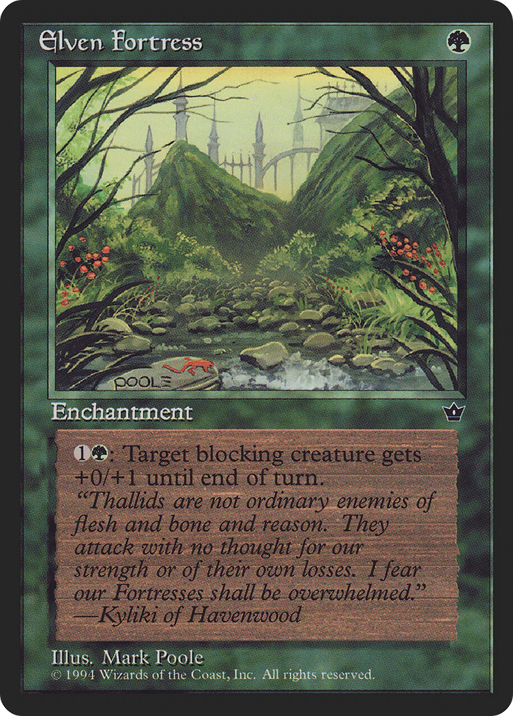 Elven Fortress Card Image