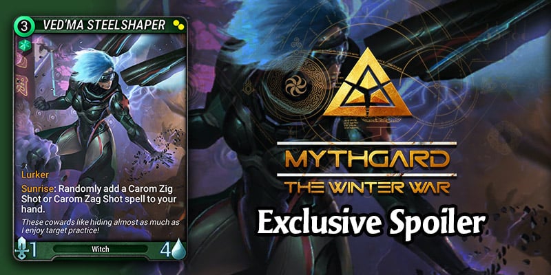 EXCLUSIVE Mythgard Card Spoiler for The Winter War - Ved'ma Steelshaper