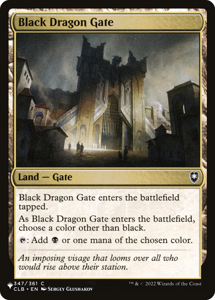 Black Dragon Gate Card Image