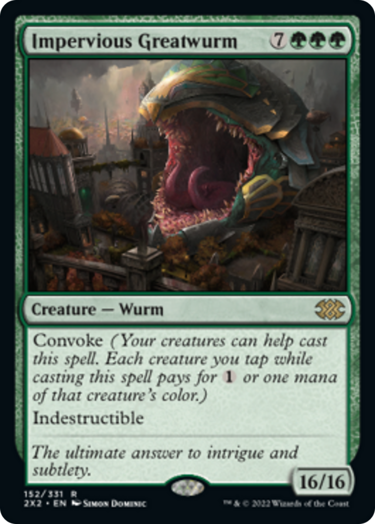 Impervious Greatwurm Card Image