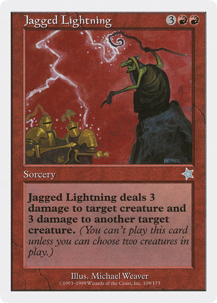 Jagged Lightning Card Image